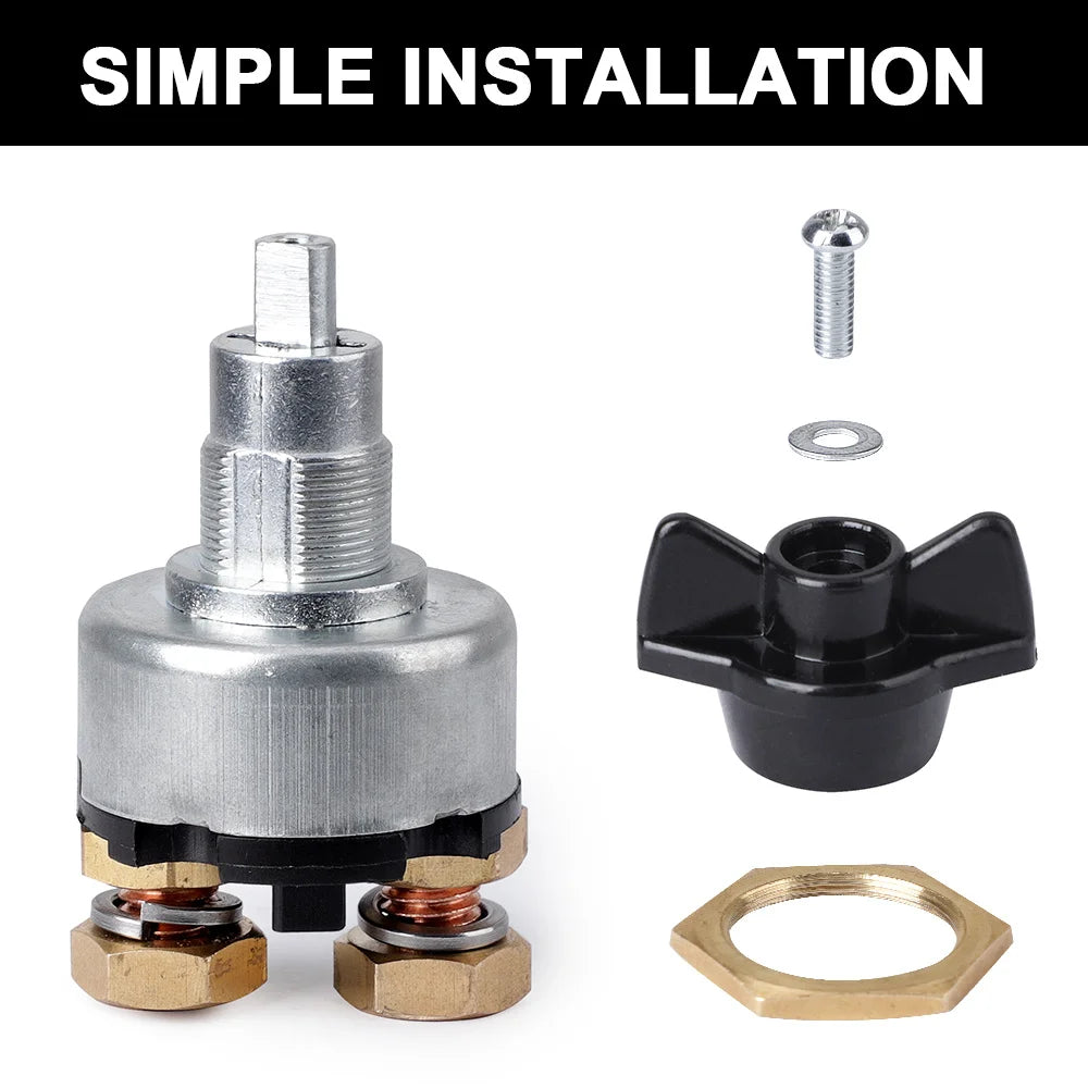 Chave bateria  interruptor  rotativo 12v/24v 200A