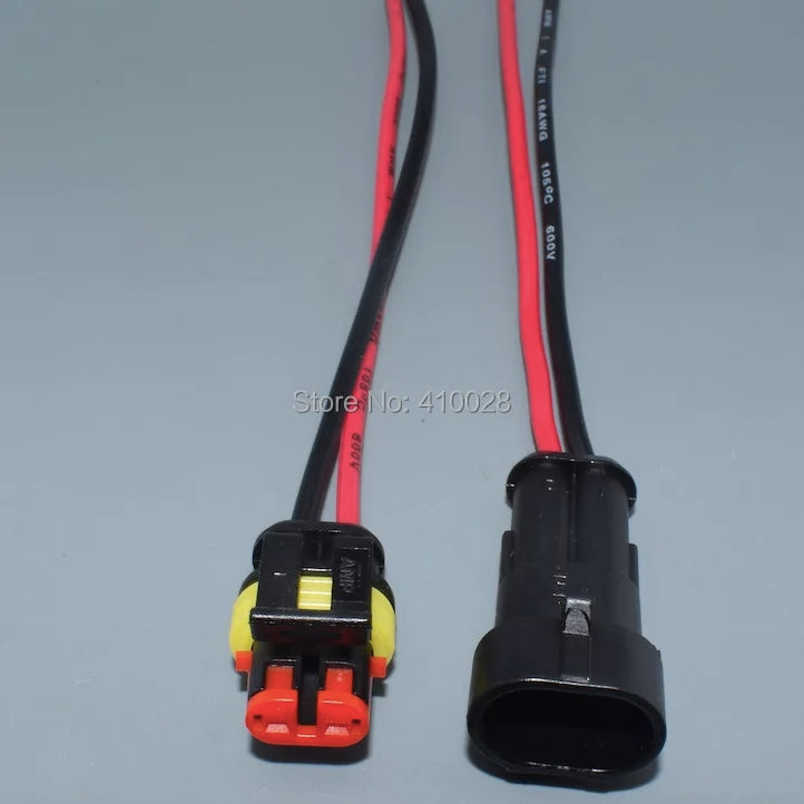 Conector Plugue macho fêmea