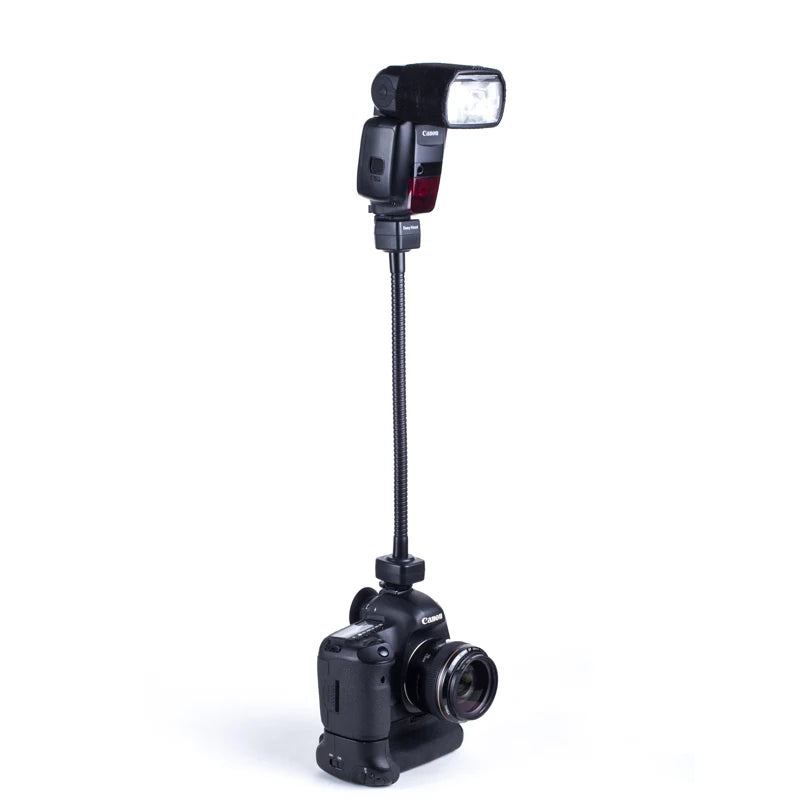 Cabo flexível TTL para flash, controle de braço flexível para flash externo ângulos com controle 360 para Canon Nikon