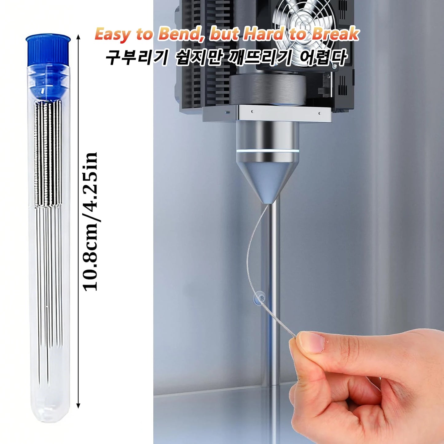KiT 10 Peças Bico de Limpeza para-prisa 3D