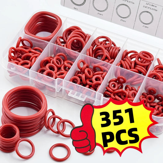 Kit oring silicone 351 peças