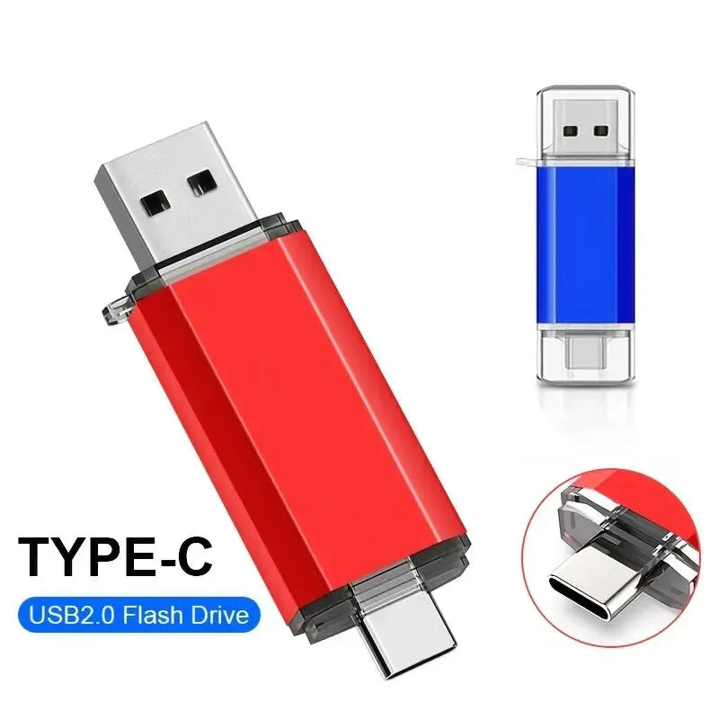 Pendrive  2 em 1 OTG Tipo-C