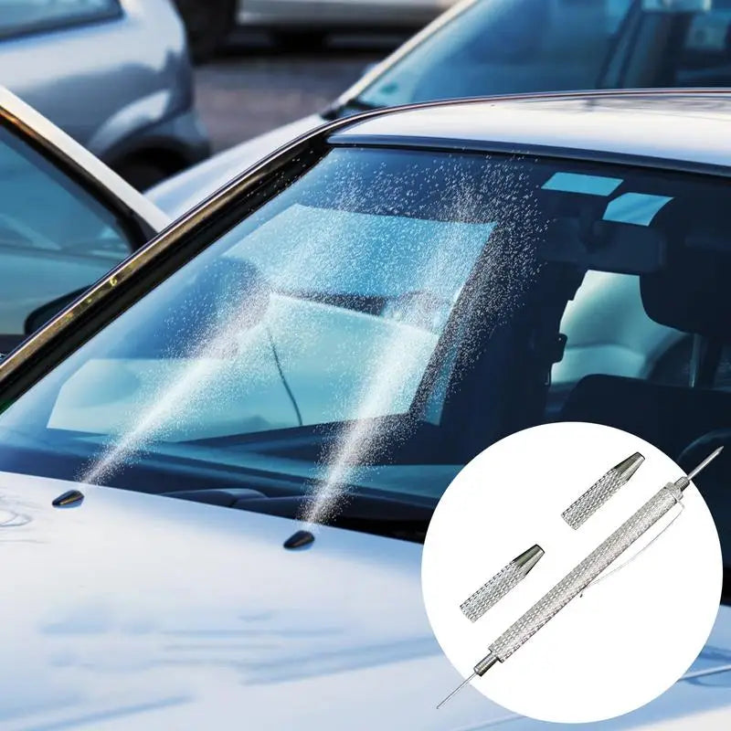 Caneta 2-em-1 para limpeza de bico  pára-brisa