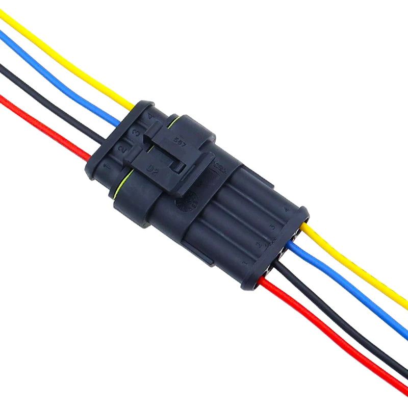 conector macho fêmea com chicote