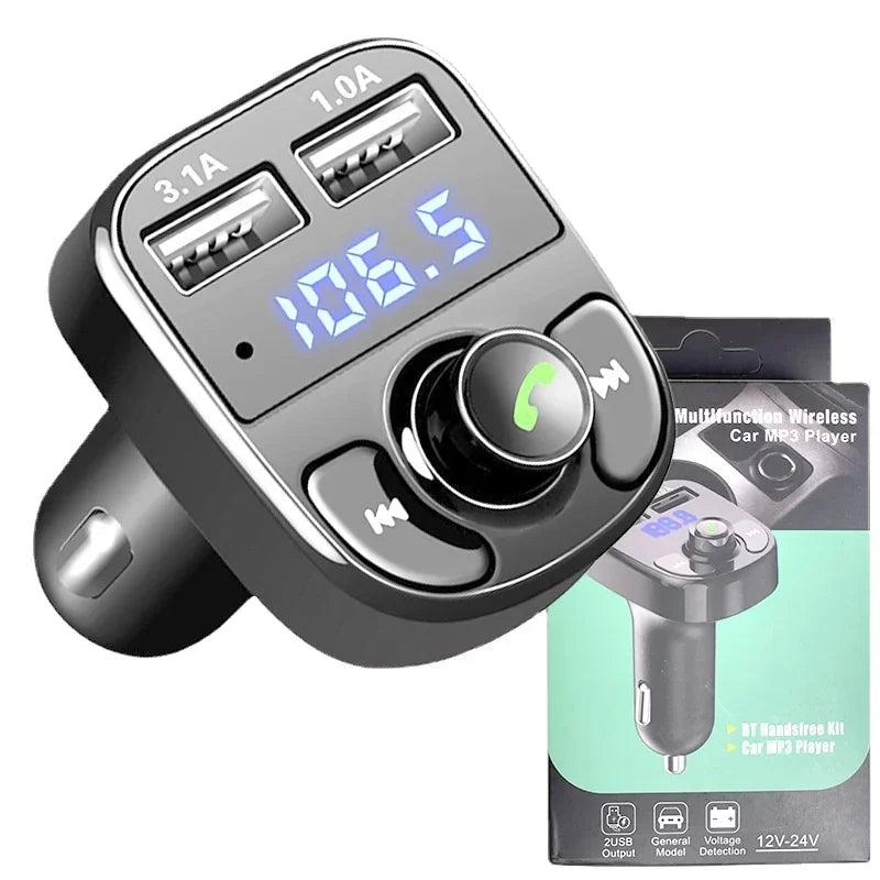 Carregador e Receptor Bluetooth  MP3