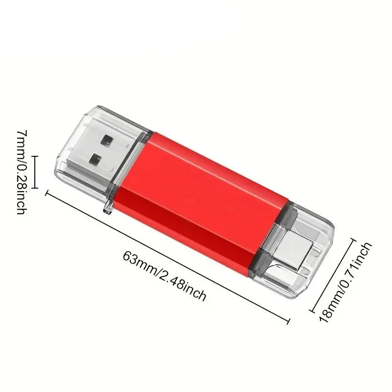 Pendrive  2 em 1 OTG Tipo-C