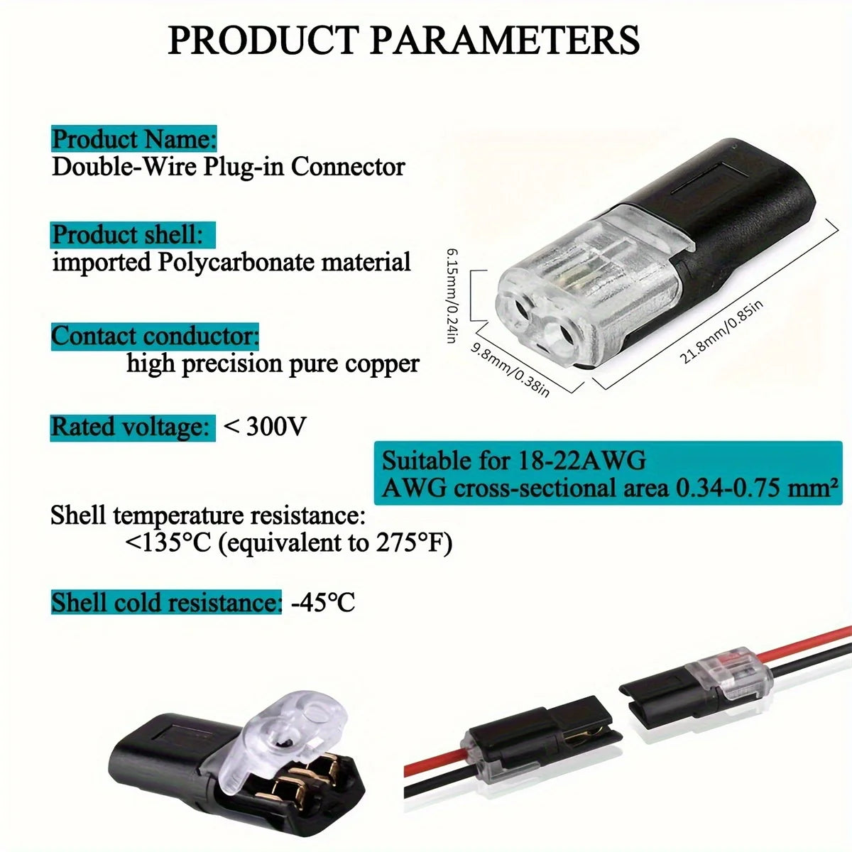 Conector universal plugue terminal