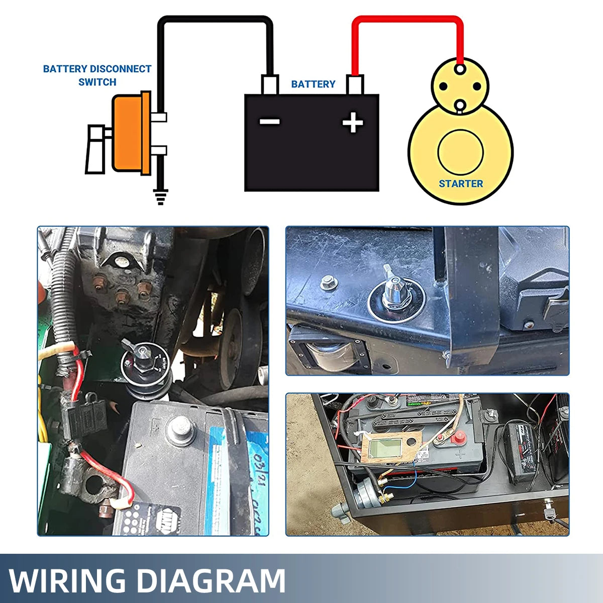 Interruptor mestre  de bateria de 50A 200A