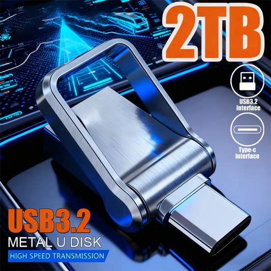 Mini Pen Drive USB 3.2 de 2TB