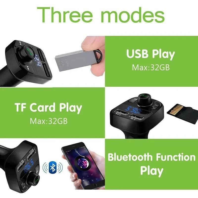 Carregador e Receptor Bluetooth  MP3
